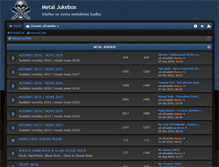 Tablet Screenshot of metal-jukebox.net